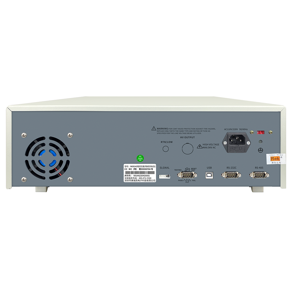 5KV大電流型RK9914/RK9914A/RK9914B/RK9914C/RK9915/RK9915A/RK9915B程控耐壓測試儀